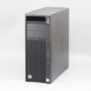 1円スタート Quadro P4000 搭載 動作良好 HP Z440 Workstation Xeon E5-1650 v4 3.6GHz 32GB SSD新品256GB Win10 Pro 保証付き