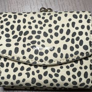 SALE! niko and... ミニ財布 型押しロゴ ダルメシアン柄 美品