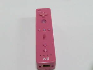 R023【送料無料 即日発送 動作確認済】Wii リモコン 任天堂 Nintendo 純正 RVL-003 ピンク　コントローラー