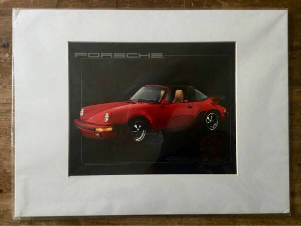 ◆真っ赤なポルシェ/PORSCHE 絵画◆