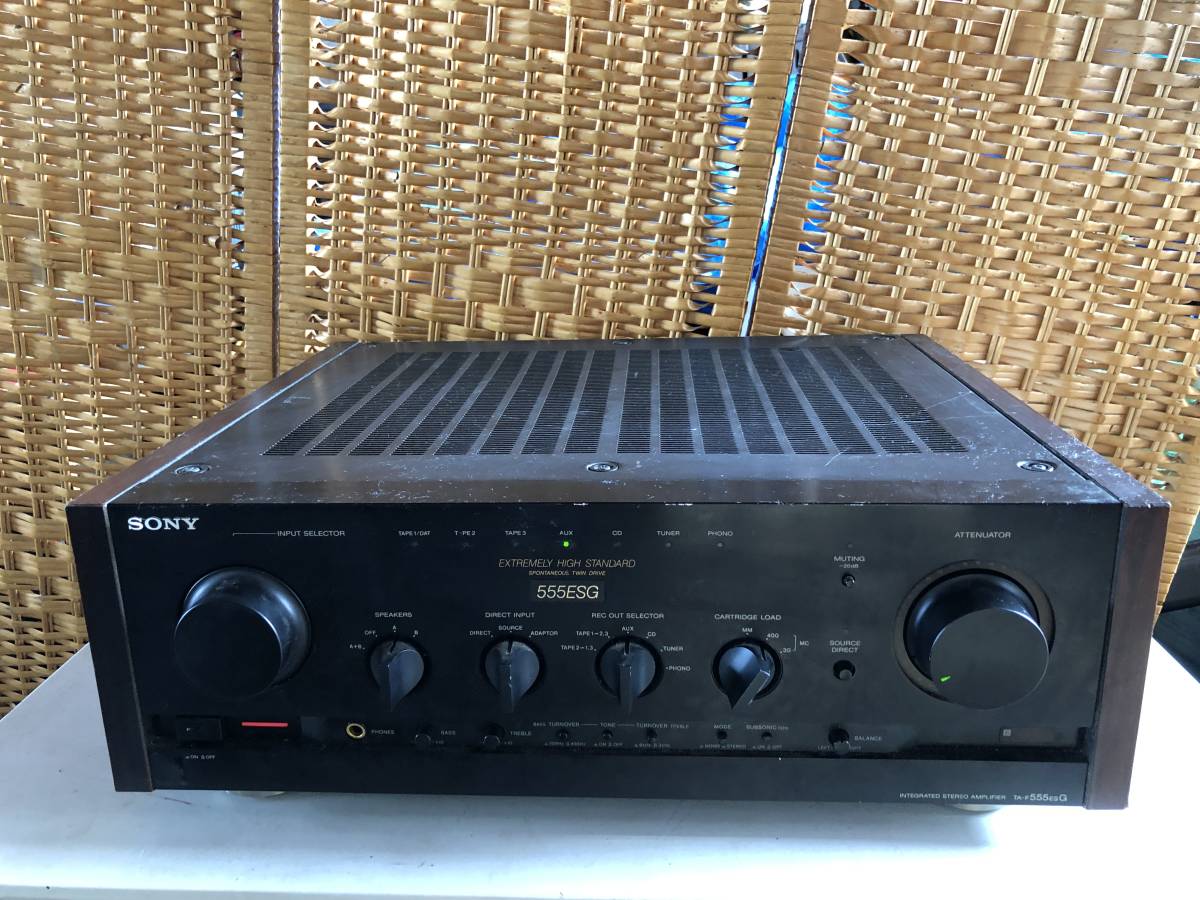 くつろぎカフェタイム SONY ソニー TA-F333ESL ステレオパワーアンプ