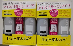 エッセンシャル flat シャンプー トリートメント ときほぐしセラム 2セット