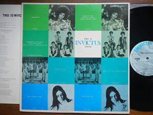 【LP】THIS IS INVICTUS SOUND(ZP80417東芝音工1972年/PARLIAMENT/RUTH COPELAND/FREDA PAYNE/8TH DAY/LUCIFER/CHAIRMEN OF THE BOARD)