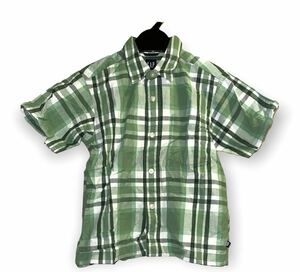 GAP 半袖シャツ チェックシャツ　XS （4）　グリーン系