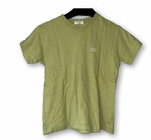 COMME CA DU MODE FILLE 半袖Tシャツ Vネック 120cm 黄緑