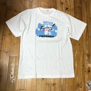 ◆POTENZA FORMULA1 F-1 半袖Tシャツ ホワイト　サイズ不明　フォーミュラ1 レーシング