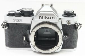 【アルプスカメラ】Nikon ニコン FM2 ボディ シルバー フィルム一眼レフカメラ 220804d
