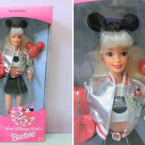 バービー 1996年 ウォルトディズニーワールド 25周年 Disney 人形 マテル 90s バルーン ミッキー◆Barbie ビンテージ ファンキャップ 風船の画像1