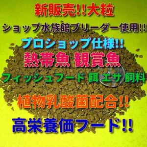 新販売! 大粒 500g ショップ水族館使用 熱帯魚 大盛たっぷり エサ 飼料 プロ仕様 沈下タイプ 観賞魚 淡水魚 フィッシュフード シクリッド