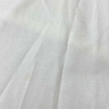 rm)YVES SAINT LAURENT rive gauche イヴサンローラン 長袖シャツ ホワイト size 40 15.3/4 変形 デザイン シミ有り 中古 USED_画像8