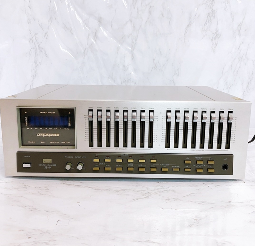 送料無料】SANSUI 山水 サンスイ グラフィックイコライザー SE-9 www
