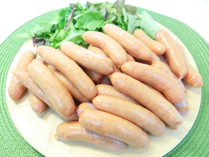 1【Max】国産 粗挽き ウインナー ポーク ソーセージ 1kg 業務用 約50本 プロ仕様・国産ソーセージ ウインナー 歯ごたえ◎1円スタート