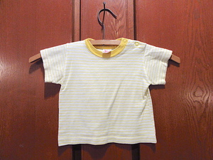 ビンテージ70's●Buster Beownキッズボーダーコットン半袖Tシャツsize 2●220819r11-k-tsh古着トップス子供服バスターブラウンUSA製