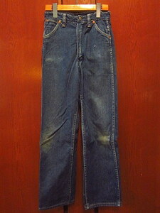 ビンテージ50’s★Wrangler 11YWZ size 12★ラングラーデニムジーンズ古着コットンUSAブルーベルBLUE BELLキッズ縦ベルボトムスパンツ