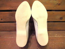 ビンテージ70's★DEADSTOCK Chipmunksレディースレザーシューズ白size5 1/2B★60's80's古着デッドストックホワイトUSA革靴レトロ_画像6