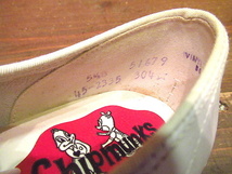 ビンテージ70's★DEADSTOCK Chipmunksレディースレザーシューズ白size5 1/2B★60's80's古着デッドストックホワイトUSA革靴レトロ_画像8