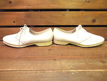 ビンテージ70's★DEADSTOCK Chipmunksレディースレザーシューズ白size5 1/2B★60's80's古着デッドストックホワイトUSA革靴レトロ_画像4