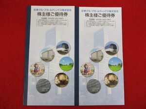 Y【5386】未使用品★近鉄 株主優待券(2冊)冊子のみ★ 有効期限2022年12月31日迄