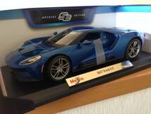 限定数 マイスト Maisto 1/18 2017 Ford GT ブルー フォード_画像1