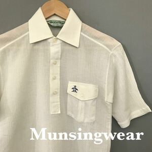  Munsingwear wear Munsingwear short sleeves men's S size fashion clothes Golf wear -♭*