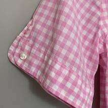 ラルフローレン Ralph Lauren 半袖　ギンガムチェック　ボタンダウンシャツ　S165サイズ_画像10