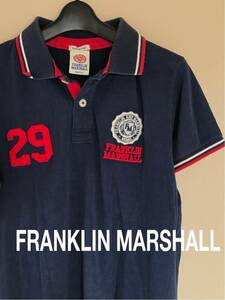 フランクリン マーシャル FRANKLIN MARSHALL 半袖 ポロシャツ メンズ Sサイズ 劣化品 ！▽