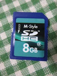 M-Style SDメモリカード SDHC 8GB Class4