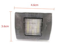 ベンツ 18連 LED(SMD) ナンバー灯/ライセンスプレートライト/バックランプ 左右セット W156 W166(M/GLEクラス) W176 X166 R172 W447等 新品_画像2