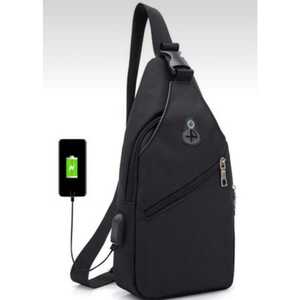 ボディバッグ USBポート 斜めがけバッグ 斜め掛けバッグ ショルダーバッグ ワンショルダーバッグ メンズバッグ キッズ 激安 大容量 黒