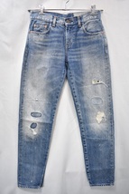 【リーバイス levis】505-0217トルコ製ダメージ加工ストレッチデニムパンツw26_画像1