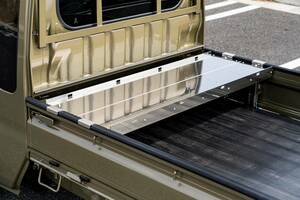 { welding * drilling un- necessary } stainless steel use light truck for carrier tray [ shelves rice field kun ]M size toolbox tray .. shop electrical work Hijet jumbo 