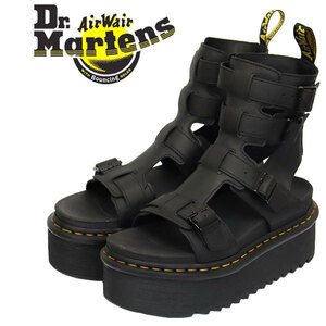 Dr.Martens (ドクターマーチン) WMS 27354001 ZEBRILUS GIAVANNA レディース ストラップ グラディエーター レザーサンダル BLACK UK6-約25.