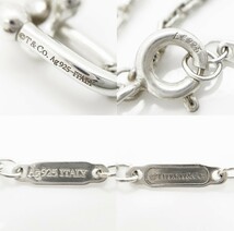 売り切り！★ティファニー TIFFANY＆Co. ハードウェア ダブルリング SV925 ネックレス★極美品 保存袋 ケース付き チェーン長め FH24N28H3B_画像9