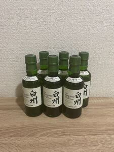 サントリー シングルモルトウイスキー白州180ml 瓶 ミニボトル×6本