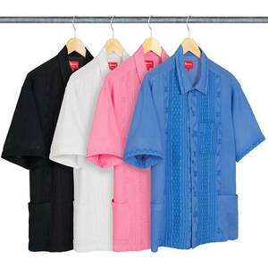 20ss Supreme Embroidered S/S Shirt エンブロイダリー ショート スリーブ シャツ 半袖 キューバシャツ 