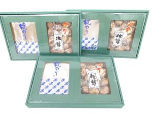 送料300円(税込)■nu740■丸協 国産 味乃雅 乾椎茸どんこ/焼のりセット(AM-30) 3点【シンオク】