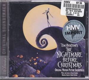 ★CD The Nightmare Before Christmas Soundtrack ナイトメアー・ビフォア・クリスマス サントラ*ダニー・エルフマン