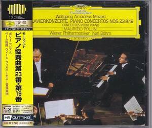 ★CD DG モーツァルト:ピアノ協奏曲第19番&第23番 *マウリツィオ・ポリーニ(Maurizio Pollini)/SHM-CD仕様