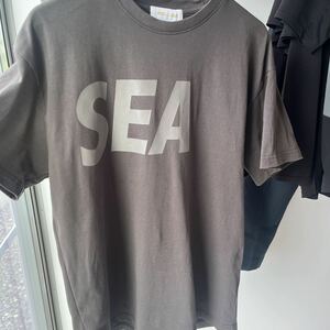 WIND AND SEA サイズ BIG LOGO TEE ウィンダンシー T-shirt / Black-D.Gray Mサイズ