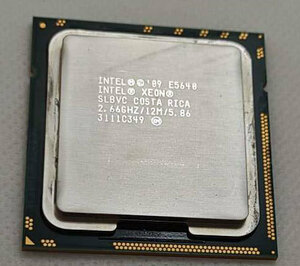 1円スタート　24時間以内発送　インテル Intel XEON プロセッサー E5640 12M キャッシュ 2.66 GHz ジャンク品　サーバー