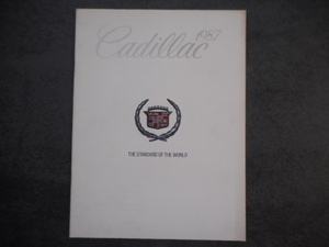  catalog ji- M 1987 year Cadillac etc. GM 1987 CADILLAC (34)