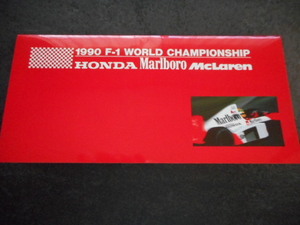 Телефонная карта Honda McLaren Aillton Sena Bergar 1990 Чемпионат мира F-1 Honda Marlboro McLalen