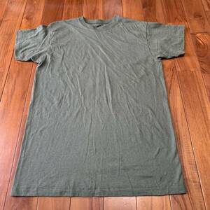 沖縄 米軍放出品 USMC MARINE DUKE ミリタリー Tシャツ トレーニング ランニング 筋トレ スポーツ MEDIUM OD (管理番号VW15)