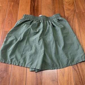 沖縄 米軍放出品 実物 USMC MARIEN TRUNKS GENERAL PORPOSE トレーニングパンツ ショートパンツ OD MEDIUM (管理番号VW38)