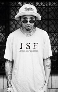 JSF Tシャツ M 紺 The BONEZ ザボーンズ