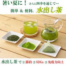 静岡茶増量サービス製造直売☆かのう茶店の水出し茶ティーバッグ１００包を送料無料☆コスパ好適お茶日本茶緑茶ＳＤＧｓ格安即決お買い得_画像2