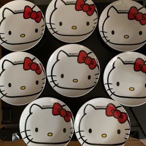ハローキティ HELLO KITTY ローソン LAWSON お皿8枚セット