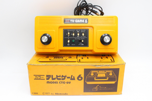 【行董】貴重 昭和レトロ 任天堂 カラーテレビゲーム6 CTG-6V 箱/取説有 ニンテンドー Nintendo 1977 ZJZ00BOD23