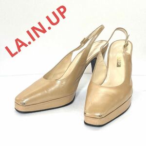 LA.IN.U パンプス バックベルト☆ハイヒールパンプス　23.5cm