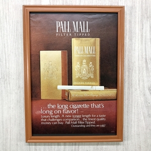 ■即決◆1966年(昭和41年) PALL MALL ポールモール タバコ シガレット【B4-6683】アメリカ ビンテージ雑誌広告【B4額装品】当時物 ★同梱可